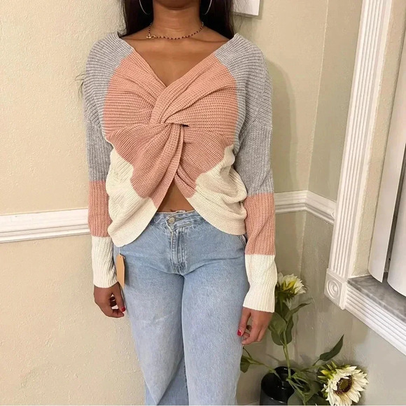 Main strip Multicolor Knit Sweaters - Picture 3 of 9